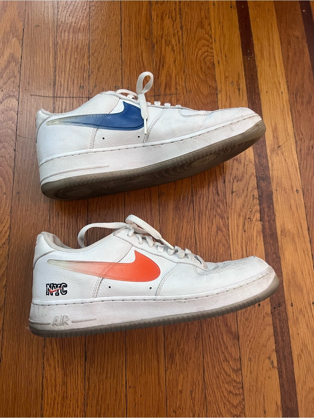 Nike Kith Collab Air Force Ones New York Knicks men’s 10.5 preowned condition